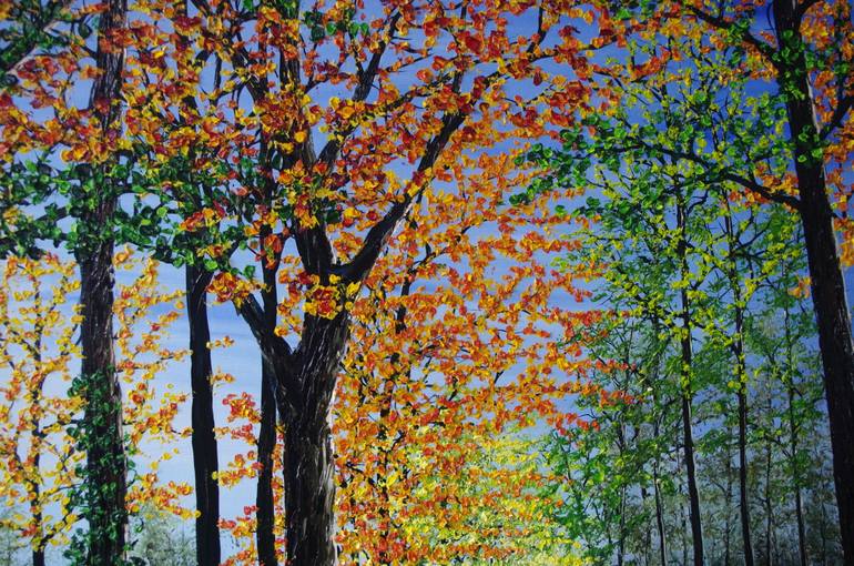 Original Classicism Landscape Painting by Hazel Thomson