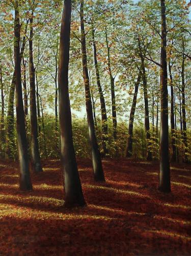 Print of Realism Tree Paintings by hazel thomson