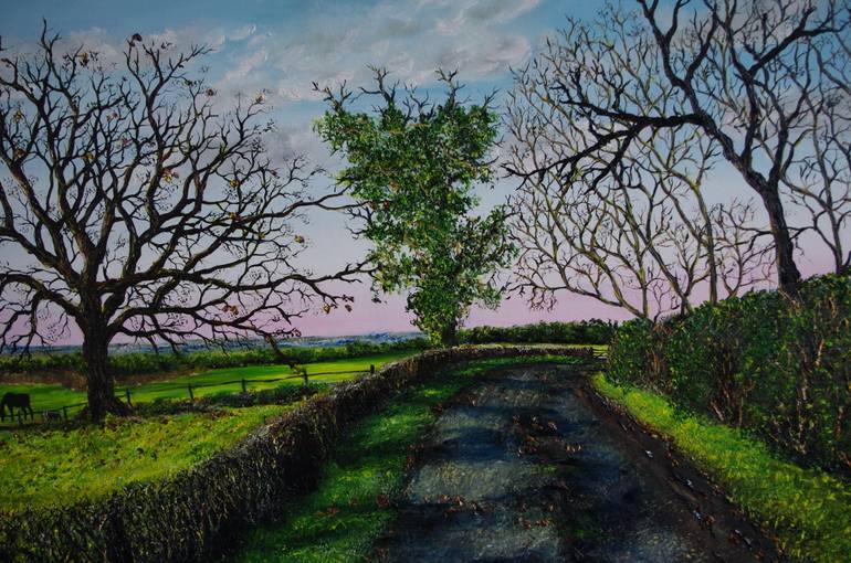 Original Impressionism Landscape Painting by Hazel Thomson