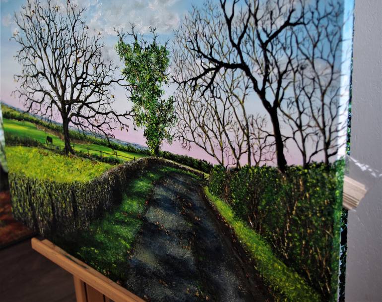 Original Impressionism Landscape Painting by Hazel Thomson