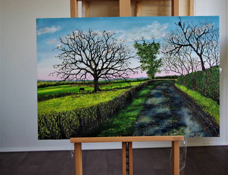 Original Impressionism Landscape Painting by Hazel Thomson