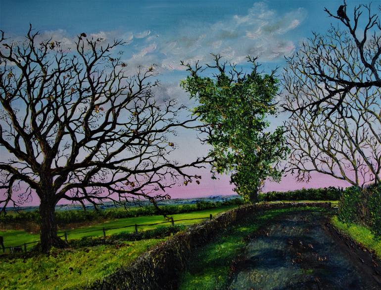 Original Impressionism Landscape Painting by Hazel Thomson