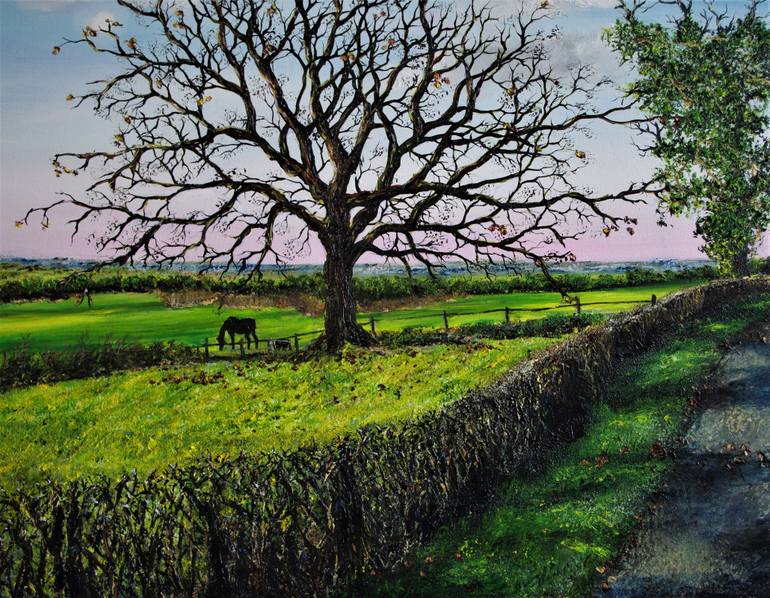 Original Impressionism Landscape Painting by Hazel Thomson