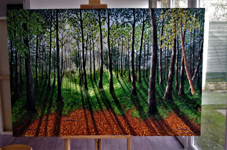 Original Impressionism Landscape Painting by Hazel Thomson