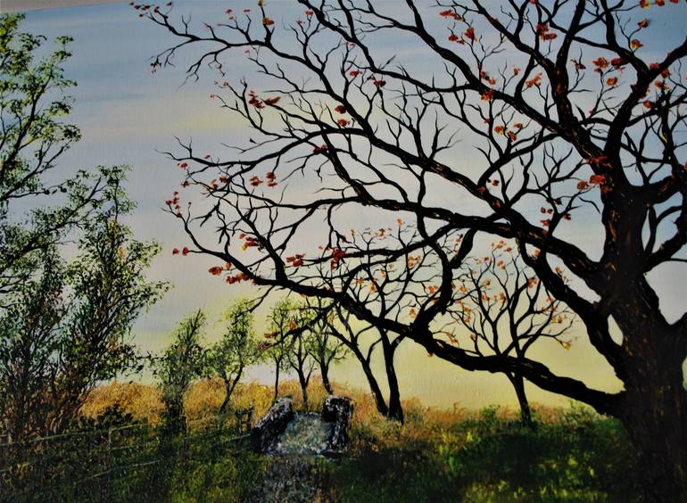 Original Impressionism Landscape Painting by Hazel Thomson