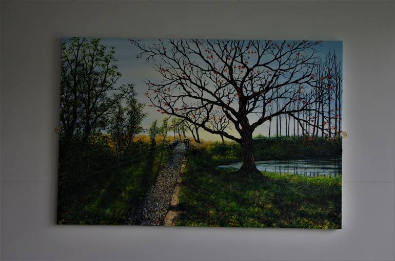 Original Impressionism Landscape Painting by Hazel Thomson