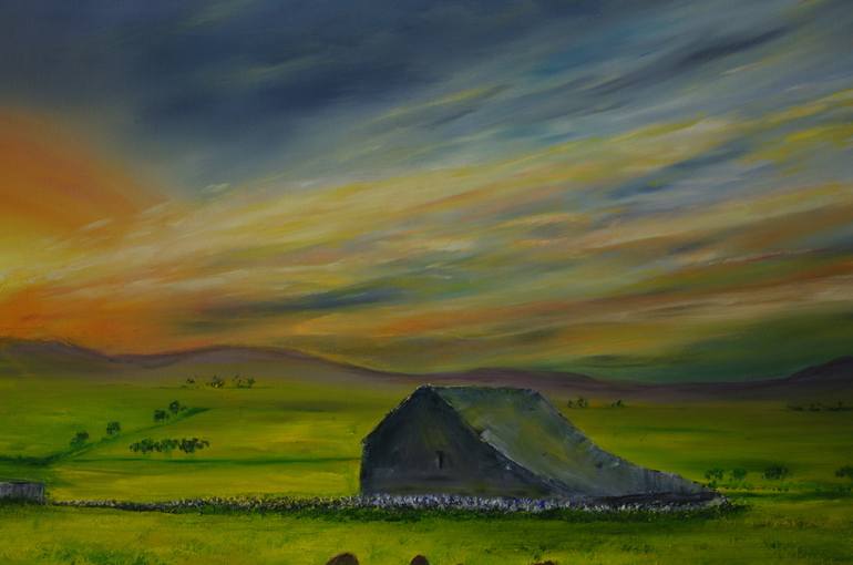 Original Impressionism Landscape Painting by Hazel Thomson