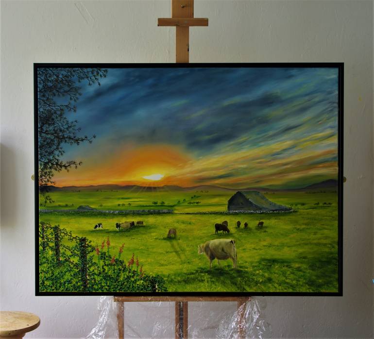 Original Impressionism Landscape Painting by Hazel Thomson