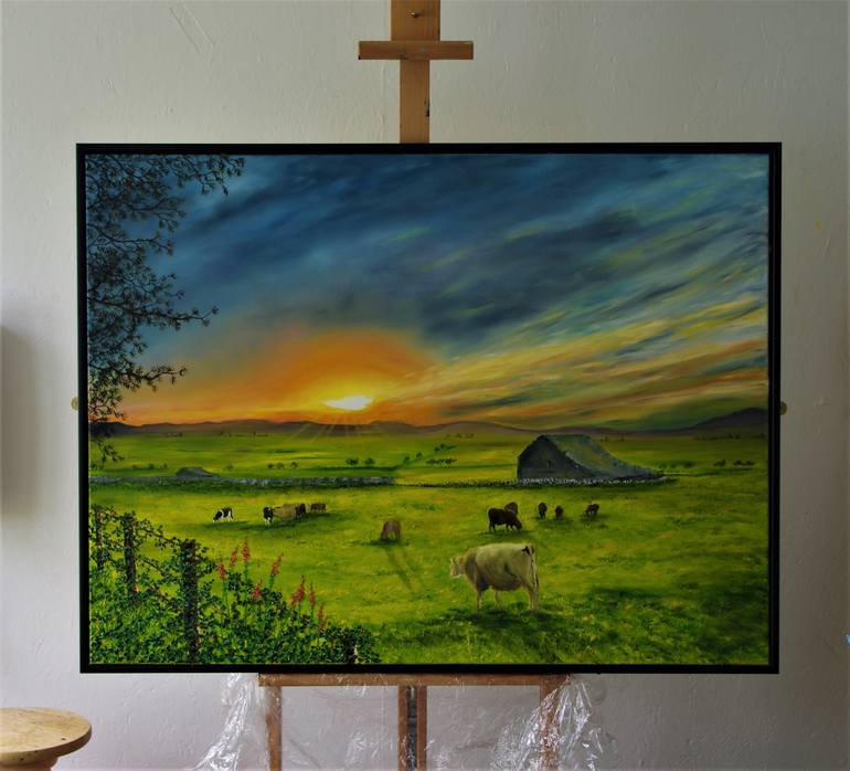 Original Landscape Painting by hazel thomson