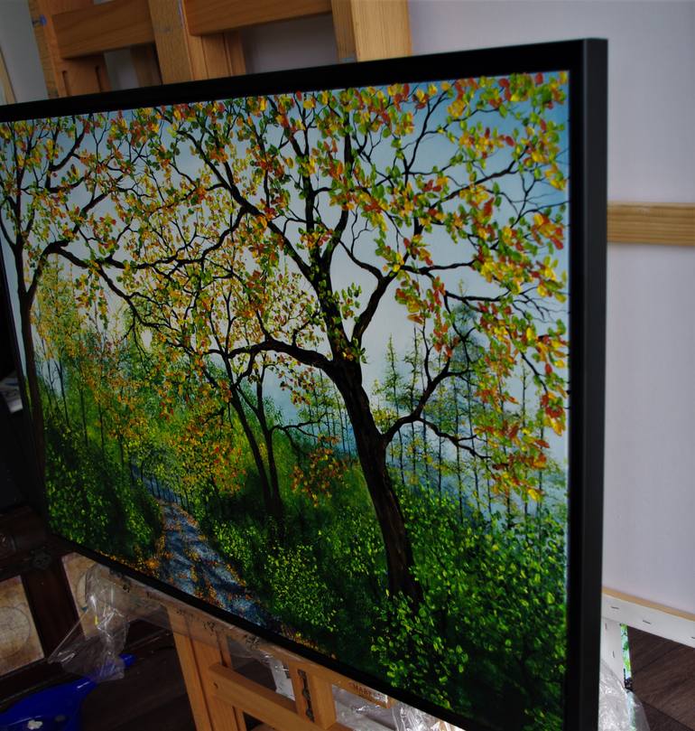 Original Impressionism Landscape Painting by Hazel Thomson