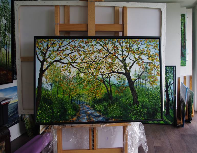 Original Impressionism Landscape Painting by Hazel Thomson