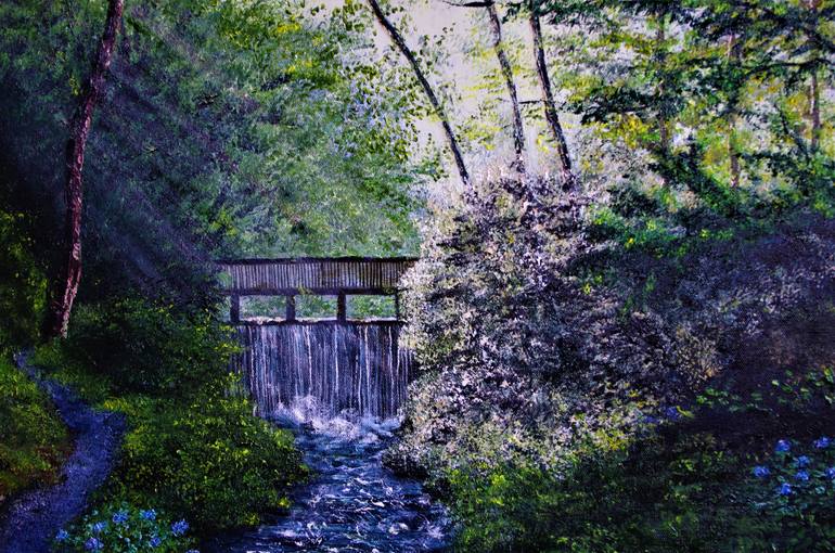 Original Impressionism Landscape Painting by Hazel Thomson