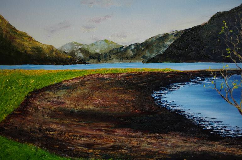 Original Impressionism Landscape Painting by Hazel Thomson