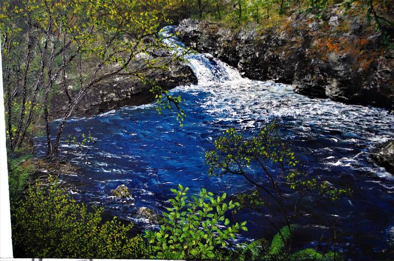 Original Impressionism Landscape Painting by Hazel Thomson