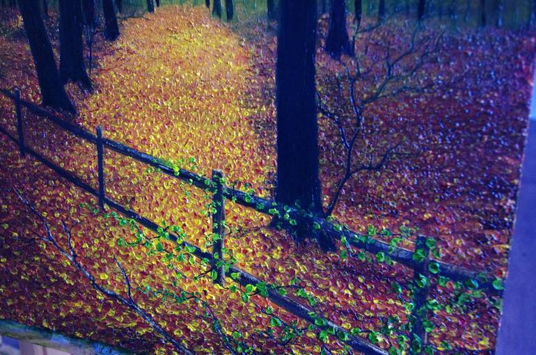 Original Expressionism Landscape Painting by Hazel Thomson