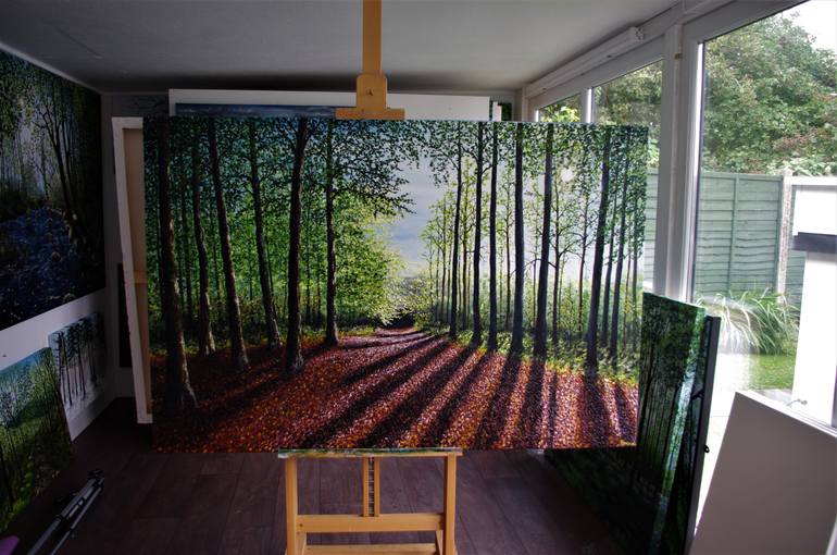 Original Impressionism Landscape Painting by Hazel Thomson