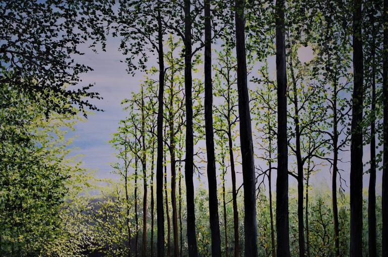 Original Impressionism Landscape Painting by Hazel Thomson