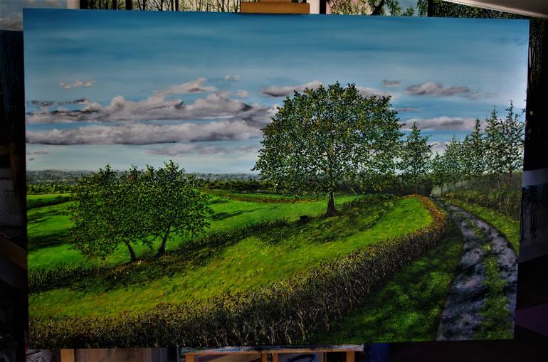 Original Landscape Painting by hazel thomson