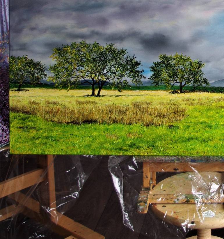 Original Impressionism Landscape Painting by Hazel Thomson