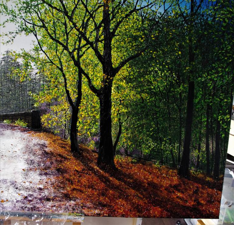 Original Fine Art Landscape Painting by Hazel Thomson