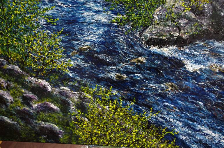 Original Impressionism Landscape Painting by Hazel Thomson