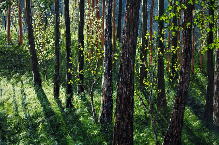 Original Impressionism Landscape Painting by Hazel Thomson