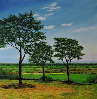 Print of Realism Landscape Paintings by hazel thomson