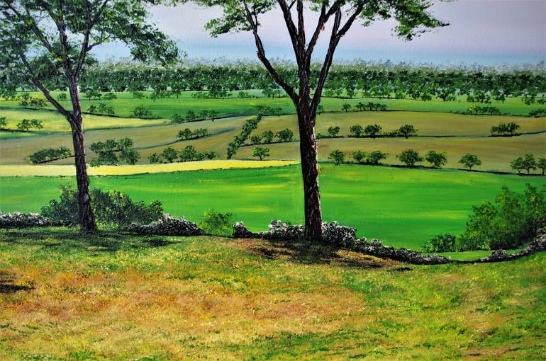 Original Impressionism Landscape Painting by Hazel Thomson