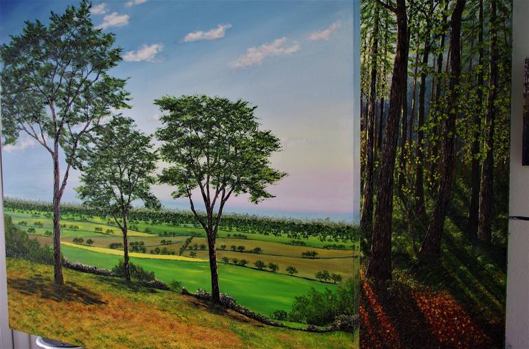 Original Landscape Painting by hazel thomson