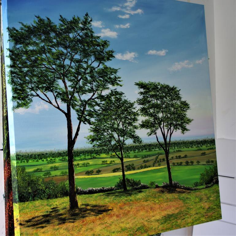 Original Impressionism Landscape Painting by Hazel Thomson