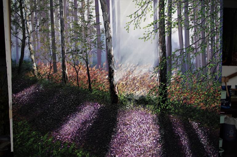 Original Impressionism Landscape Painting by Hazel Thomson