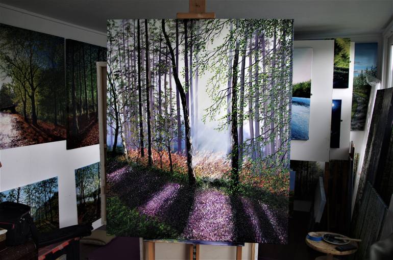 Original Impressionism Landscape Painting by Hazel Thomson