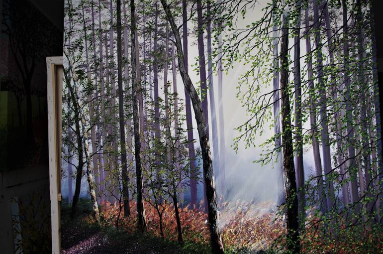 Original Impressionism Landscape Painting by Hazel Thomson