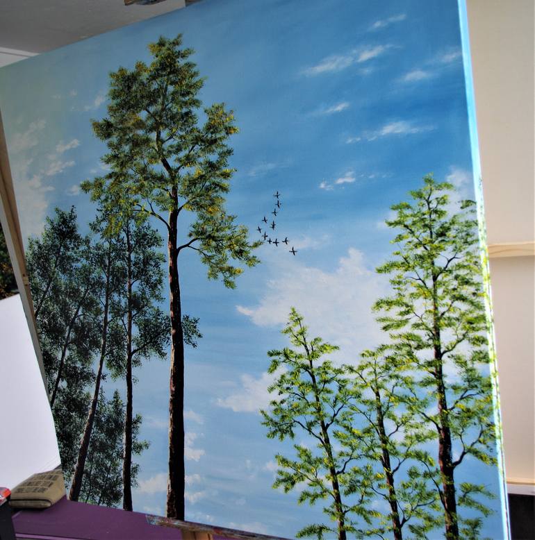 Original Impressionism Landscape Painting by Hazel Thomson