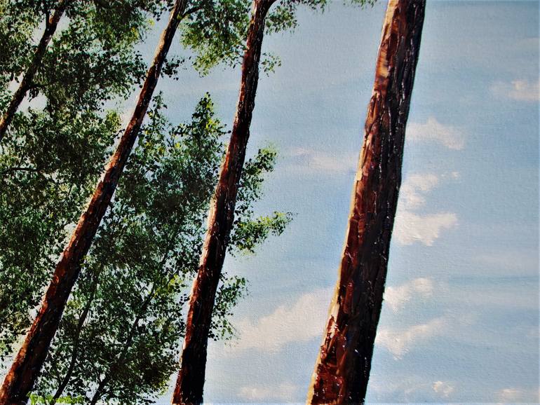 Original Impressionism Landscape Painting by Hazel Thomson