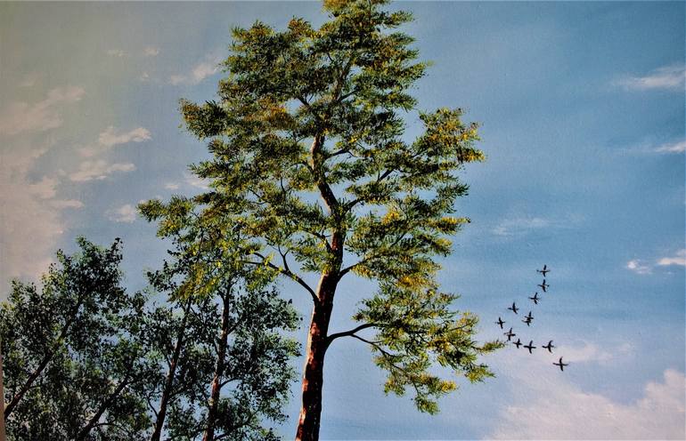 Original Impressionism Landscape Painting by Hazel Thomson