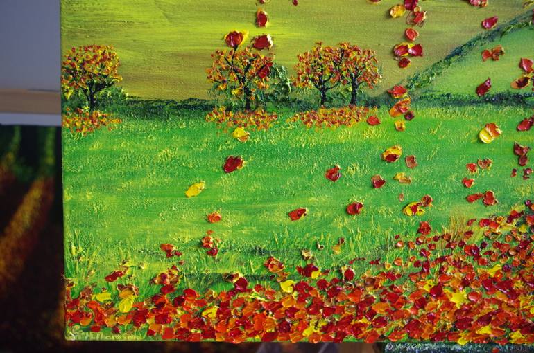Original Impressionism Landscape Painting by Hazel Thomson