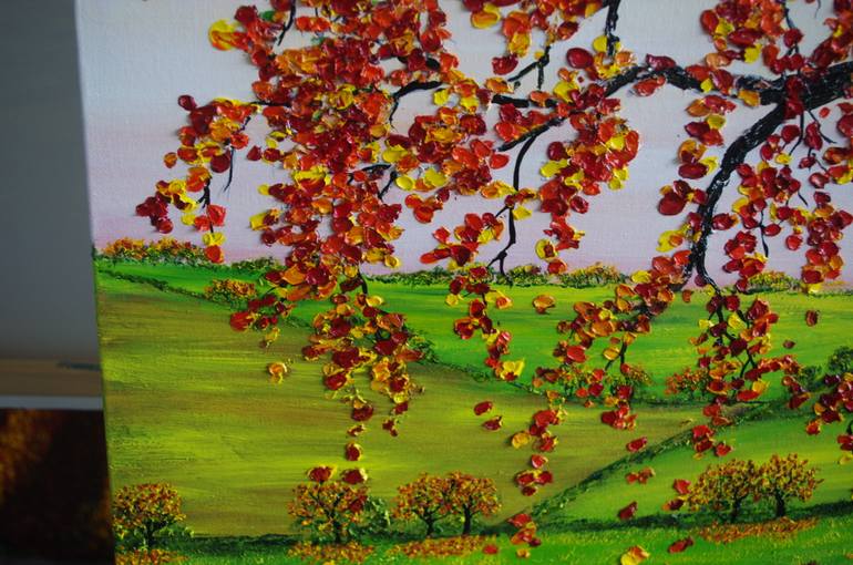 Original Impressionism Landscape Painting by Hazel Thomson