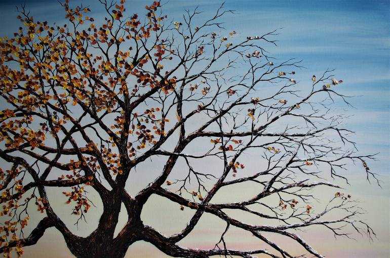 Original Tree Painting by hazel thomson