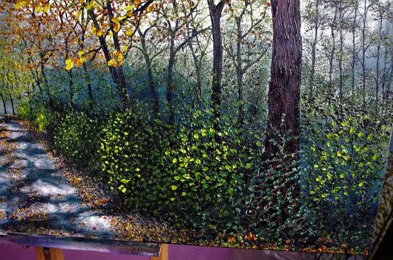 Original Impressionism Landscape Painting by Hazel Thomson