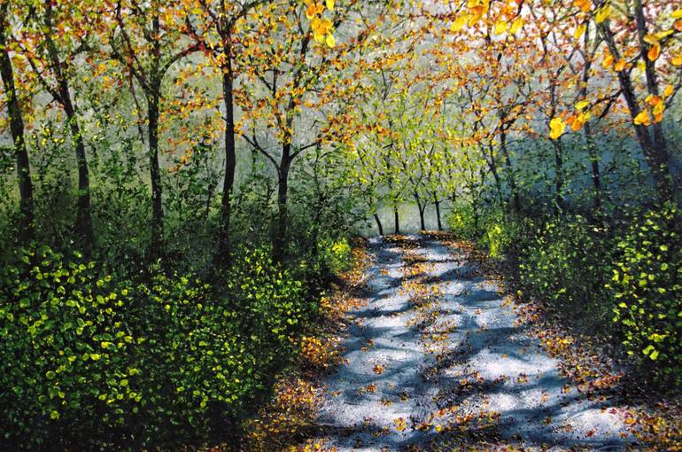 Original Impressionism Landscape Painting by Hazel Thomson