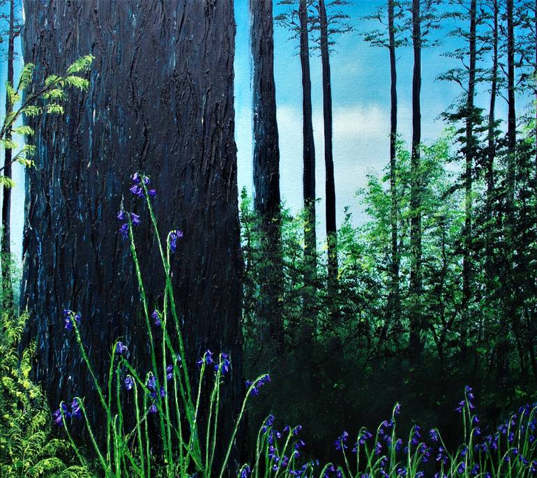 Original Expressionism Botanic Painting by Hazel Thomson