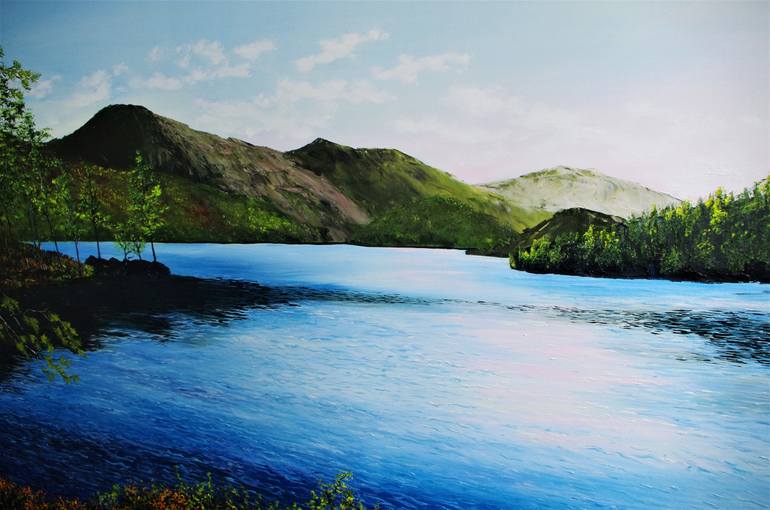 Original Impressionism Landscape Painting by Hazel Thomson
