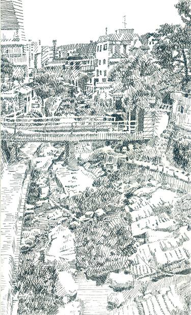 Print of Cities Drawings by John Shrader