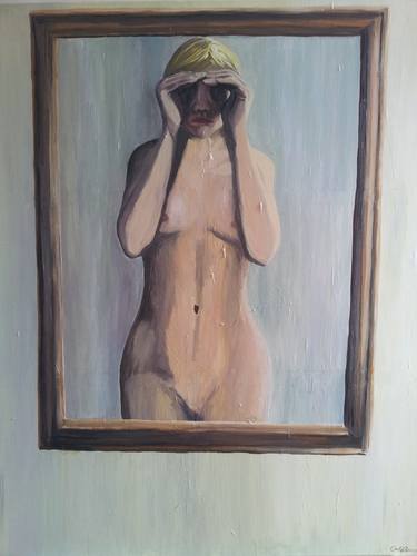 Original Figurative Women Paintings by Caroline Leuhusen