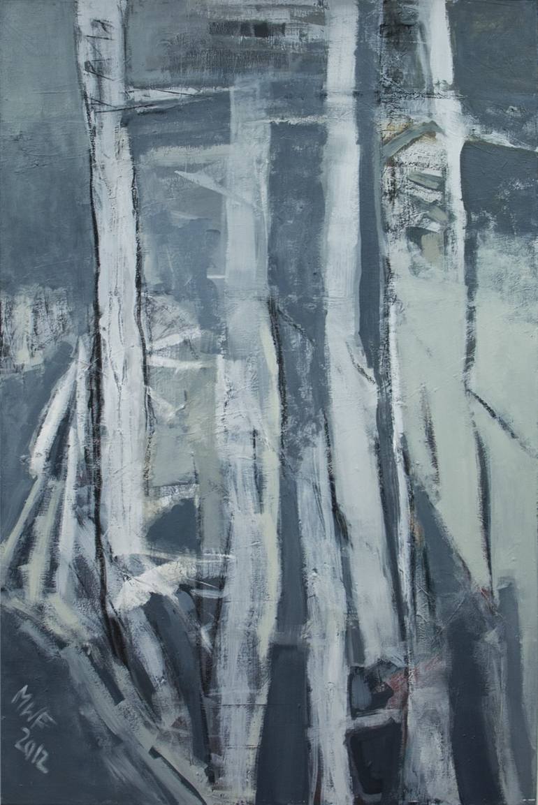 Birch Painting by Marta Wasilewska-Fragnowska | Saatchi Art