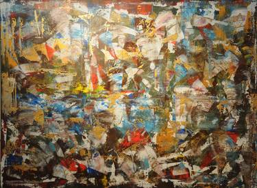 Original Abstract Painting by Max Richman