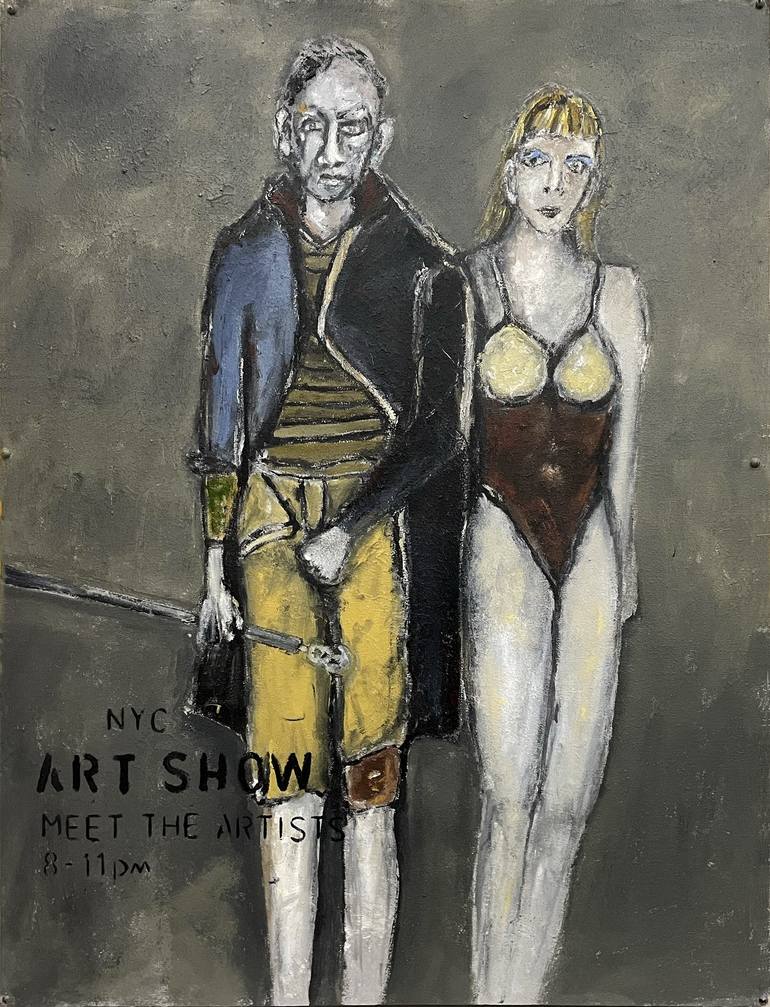 Original Figurative Celebrity Paintings by Kris Gebhardt