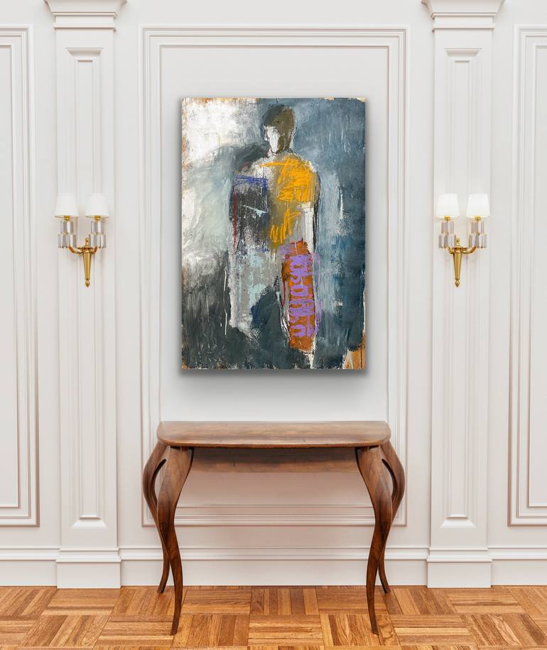 Original Figurative Abstract Painting by Kris Gebhardt