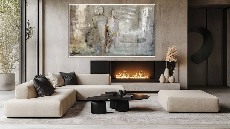 Original Abstract Expressionism Abstract Painting by Kris Gebhardt